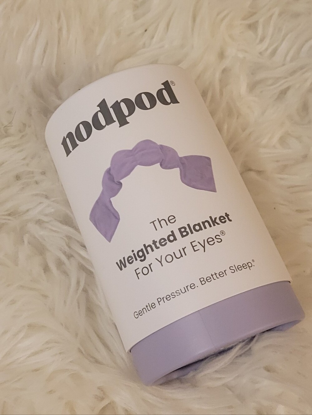 Nodpod Sleep Mask Weighted Eye Blanket - Wisteria - Picture 4 of 14